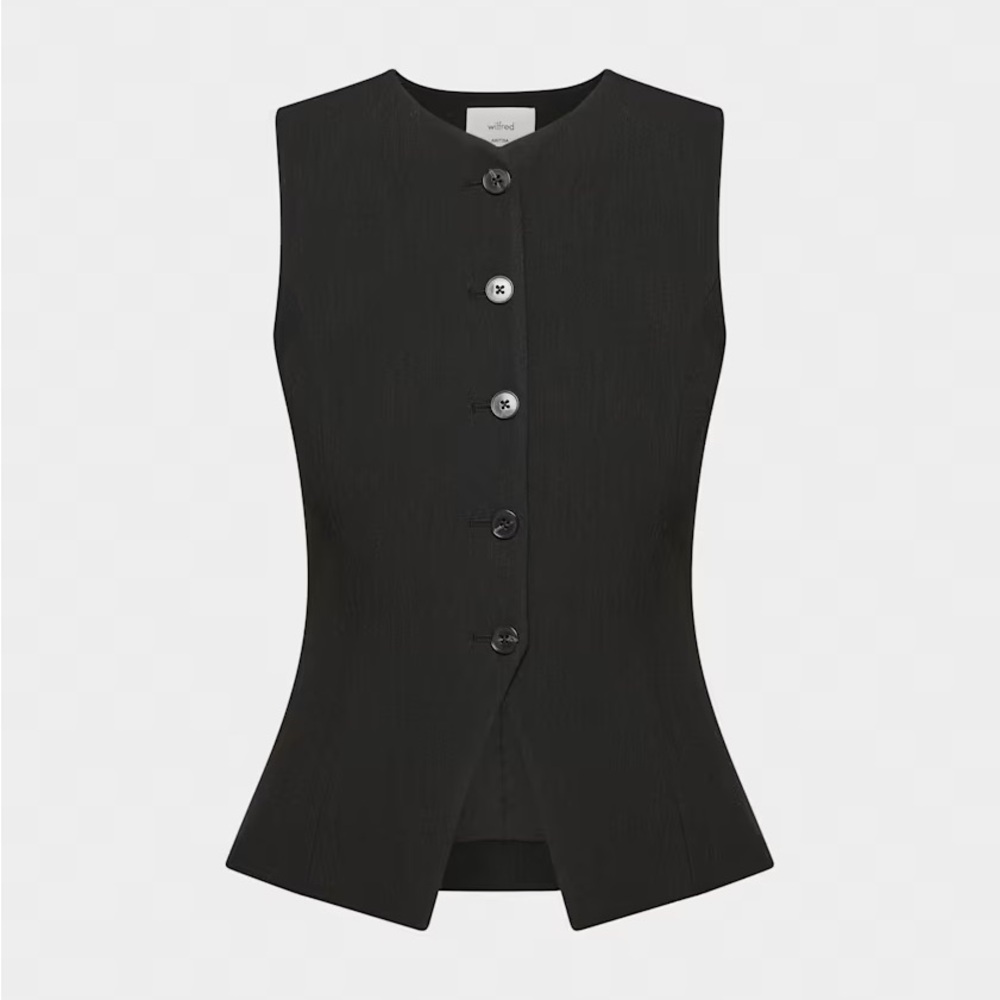 NWOT Wilfred Regal Wool Vest - Aritzia